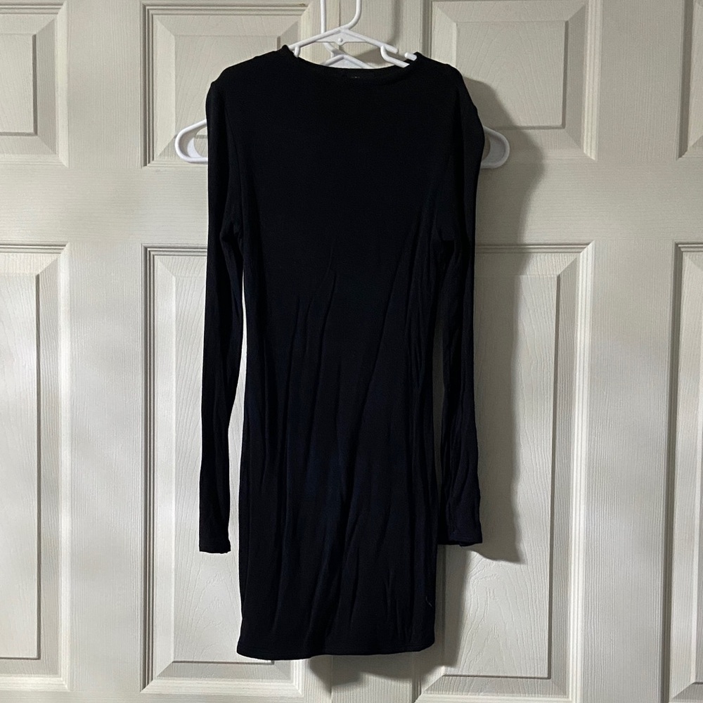 Chic Black Long Sleeve Dress